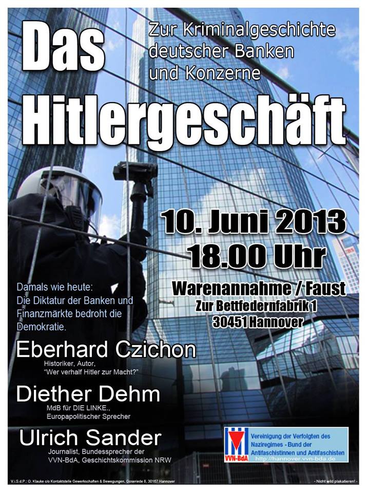 „Das Hitlergeschäft“ und seine Auswirkungen bis heute