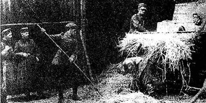 Zwangsarbeiter in der Landwirtschaft (Quelle: Velbert unterm Hakenkreuz)