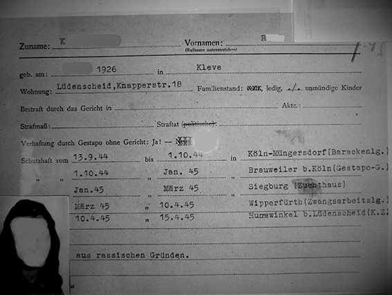 Karteikarte Ruth Krämer