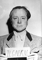 Foto: Max Ilgner während der Nürnberger Prozesse